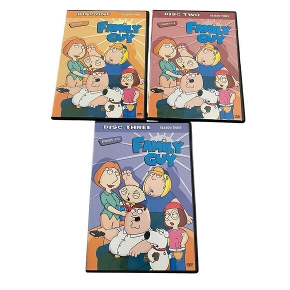 Family Guy Season 3 Volume 2 DVD 3 Disc Set - Picture 3 of 8